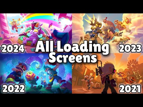 Brawl Stars - All Loading Screen's (2017 - August 2024) #Paintbrawl 🎨