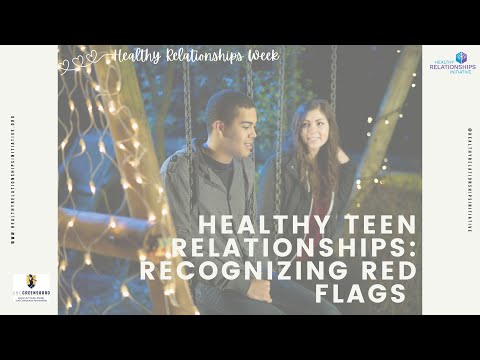 Healthy Relationships for Teens- Red Flags of Abusive Relationships