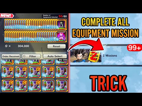 Complete All Equipment Missions in JUST 5 Minutes! 🤩 | Dragon Ball Legends