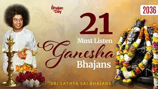 21 Must Listen Ganesha Bhajans | Ganesha Pooja Special | Ganesh Chaturthi Offering