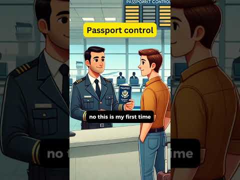 PASSPORT CONTROL 🛂 #englishlanguage #english #shorts #trending #englishspeaking