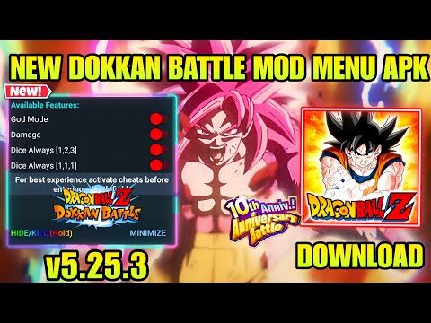 NEW! DBZ Dokkan Battle V5.25.3 Mod Menu Apk / Dokkan Battle Hack / Dokkan Battle mod menu