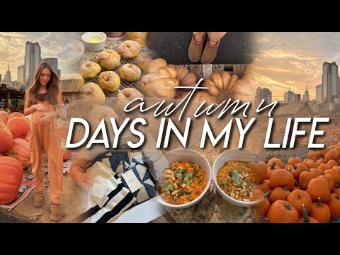 AUTUMN DAYS IN MY LIFE | cozy clothing haul, baking pumpkin bagels, & something I’ve been avoiding…