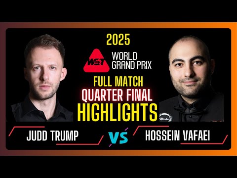 Judd Trump vs Hossein Vafaei Quarter Final Full Highlights | World Grand Prix 2025 | #snooker2025