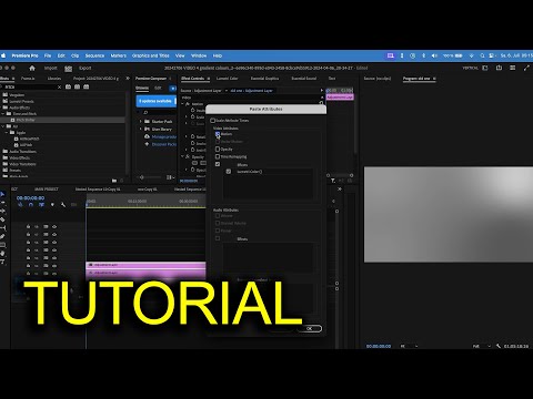 Premiere Pro: How to Copy and Paste Effects and Attributes