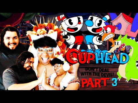 CUPHEAD AINT NO JOKE!! THIS WAS A PAIN IN THE BOOTY!! RAAGE!! [PART 3] W/ @ChildhoodGamerMetika