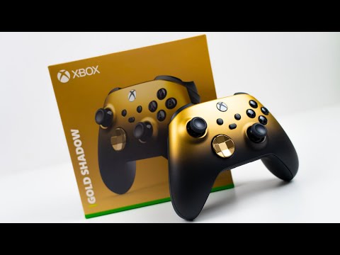 Xbox Series X Controller Gold Shadow Special Edition Unboxing - ASMR