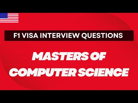 F1 Visa Interview Questions For Masters in  Computer Science | MS in IT