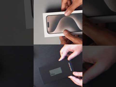 Unboxing S23 ultra And Natural Titanium iphone unbox #shorts