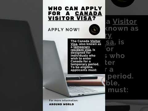 Who Can Apply for a Canada Visitor Visa #canada