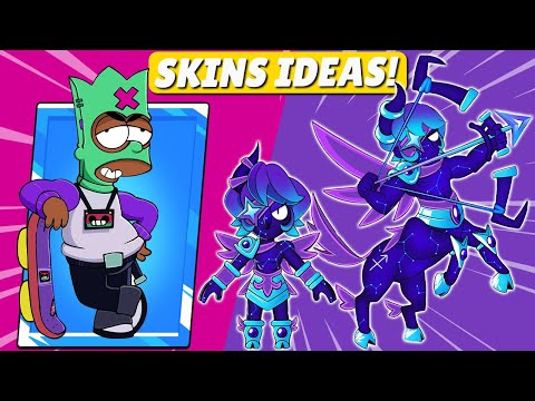 Brawl Stars Skins Ideas | Ollie, Angelo & More