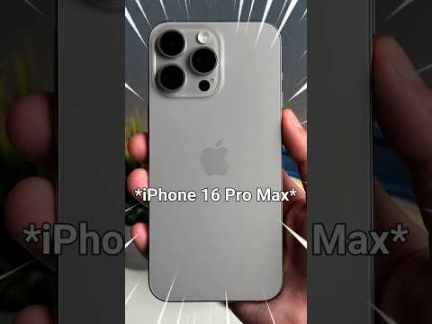 iPhone 16 Pro Max is BIGGER!