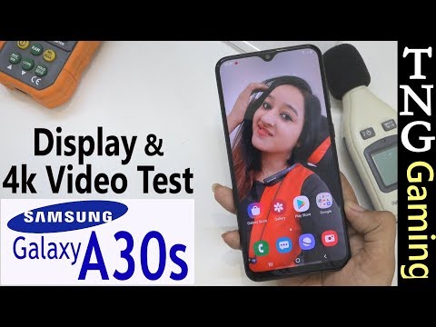 Samsung Galaxy A30s - 4K Video & Display Test