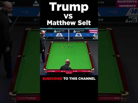 Deciding Frame Judd Trump vs Matthew Selt - English Open Snooker 2024   Last 32 #shorts #cuesports