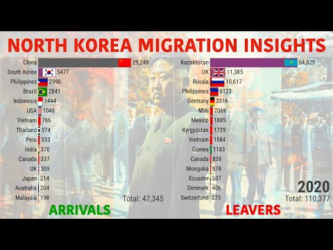 North Korea Migration Trends: 30-Year Graphs of Immigration and Emigration