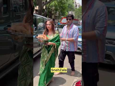 Karan Kundra and Tejasswi Prakash arrives to take Ganpati Bappa home #tejran