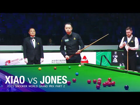 Guodong Xiao vs Jak Jones 2025 Snooker World Grand Prix Part 2