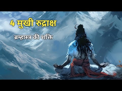 4 मुखी रुद्राक्ष: विद्या, शक्ति का वरदान। सृष्टिकर्ता ब्रह्मा की शक्ति युक्त, धारण विधि, मंत्र, लाभ।