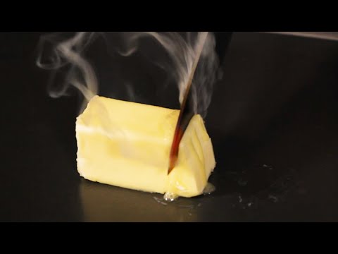 1000 Degree Hot knife vs Frozen butter