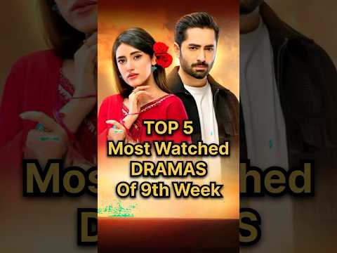 Top 5 Most Watched Dramas 9th Week #mannmastmalang #meemsemohabbat #ayeishqejunoon #qarzejaan