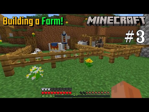 Building an animal Farm + Finding many Villages! | Minecraft [Episode 4]