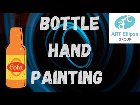 Bottle Hand Painting by Art Ellipse Team