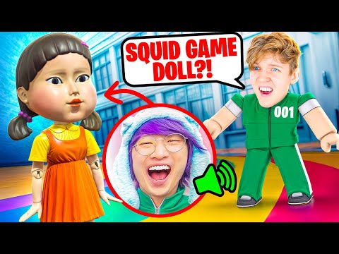 I Trolled My Best Friend with A VOICECHANGER in ROBLOX SQUID GAME 2!?