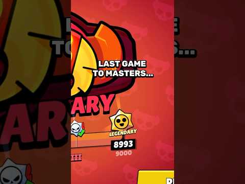 Last game to Masters pt.7 #brawlstars #shorts