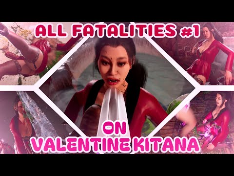 All FATALITIES #1 Performed on Valentine Kitana - Mortal Kombat 1