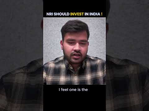 IITian in USA Explains Why NRIs Should Invest in India!!