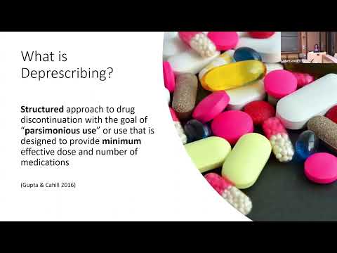 Deprescribing Best Practices in Child & Adolescent Psychiatry Presented by  Wynne Morgan M.D.