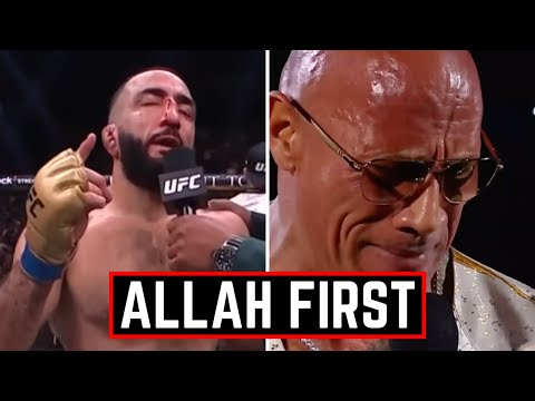 UFC Champ BELAL MUHAMMAD Opens up on Z!onists, THE ROCK, HIs connection to God & The Quran