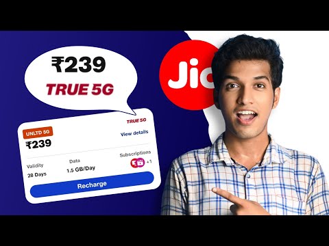 Jio Old ₹239 Recharge is Back with UNLIMITED 5G Data for 28Days - RECHARGE NOW !!