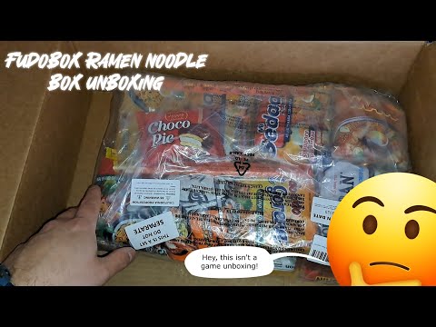 FUDOBOX Ramen Noodle Box Unboxing