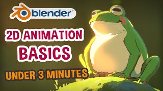 Blender 2D Animation Basics for Beginners - Grease pencil guide