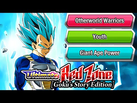 Giant Ape Power, Otherworld Warriors, Youth Missions VS SSB Vegeta Red Zone! DBZ Dokkan Battle