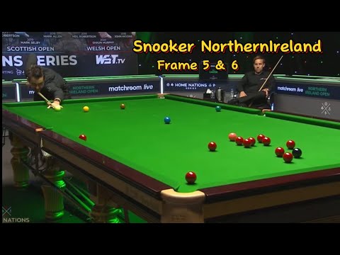 Snooker NorthernIreland Ronnie O’Sullivan Vs Ali carter ( frame 5 & 6).