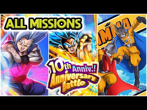 Super Bosses, Super Heroes, Hybrid Saiyans, Pure Saiyans Missions VS 9th Anniversary Part 1 & 2