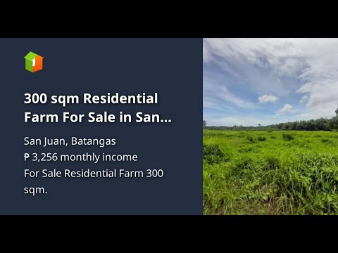 300 sqm Residential Farm For Sale in San Juan Batangas