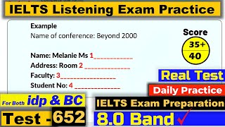 IELTS Listening Practice Test 2025 with Answers [Real Exam - 652 ]