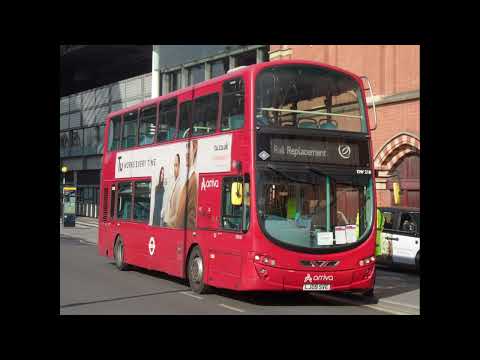 Wright Pulsar Gemini DB300 Arriva London DW210 LJ09SVE Short Journey around King's Cross St, Pancras