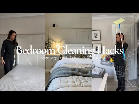 BEDROOM CLEANING HACKS | CLEAN WITH ME | #cleaninghacks #cleaning #cleaningtips #cleaningmotivation