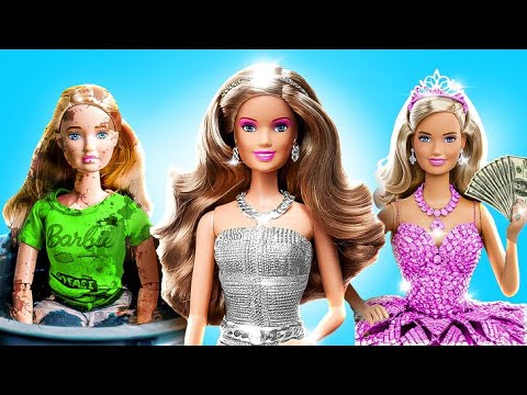 Rich💎 vs Poor Dolls💔Crazy Makeover & Beauty Tips By ChiLaLa, La La Life & Cool Tool 🎥