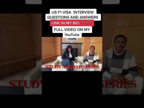 HOW TO GET YOUR F1 VISA APPROVED IN 5 MINUTE | US VISA INTERVIEW TIPS #shortsfeed  #f1visainterview