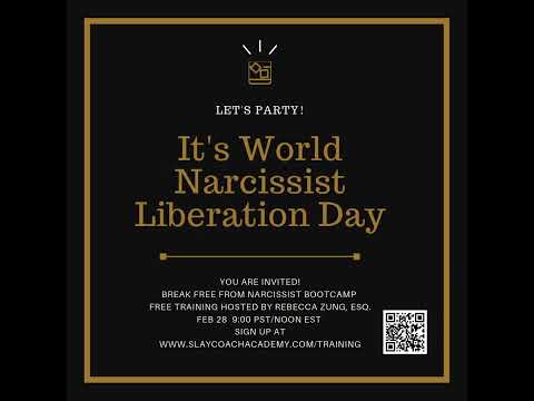 🎉 LET’S PARTY—IT’S WORLD NARCISSIST LIBERATION DAY! 🚪🔥