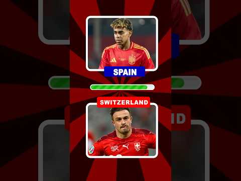 Spain Vs Switzerland 🔥🔥🔥🔥🔥🔥🔥🔥🔥 #thegrandquiz #footballquiz #spain #switzerland #match