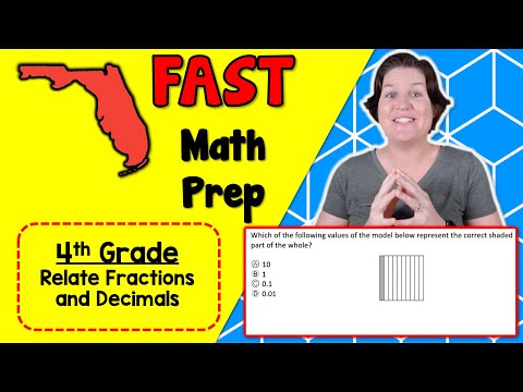 4th GRADE | Florida FAST Math Test Prep FREEBIE | MA.4.FR.1.2