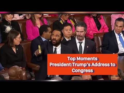 Top moments from Trump’s join session address to congress #trump#congress#topmoments #usa#president