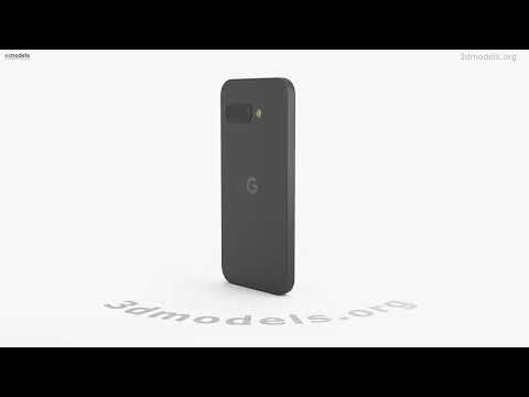 Google Pixel 9a Obsidian 3D model by 3DModels.org