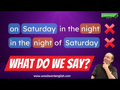 Learn English Grammar: English Prepositions of Time ⏰ On + Day + Part of the Day